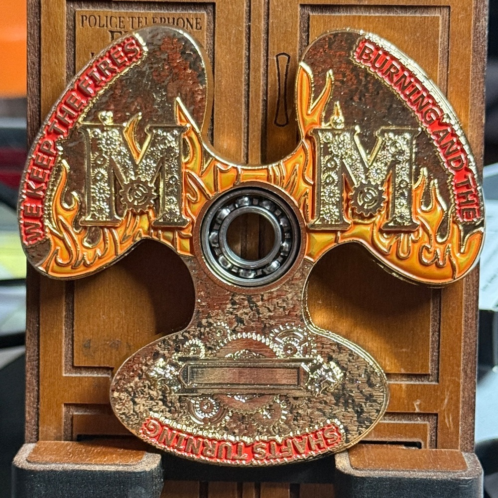 US Navy Machinist’s Mate MM Fidget Coin | Spinner Challenge Coin